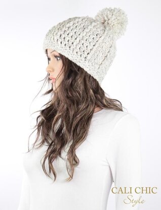 Adeline Crochet Pompom Hat #810