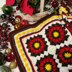 Christmas Rose Blanket