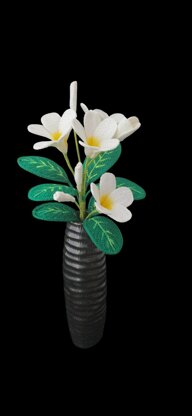 Crochet Plumeria flowers pattern