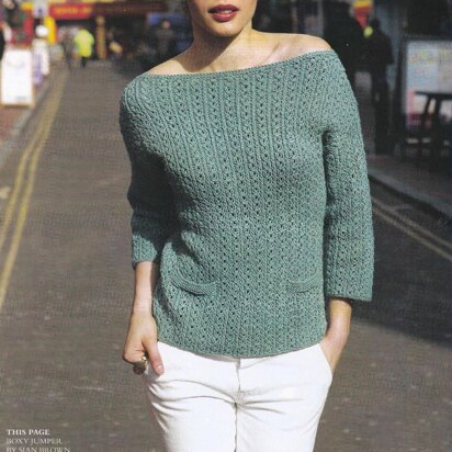 Boxy Twist Stitch Jumper