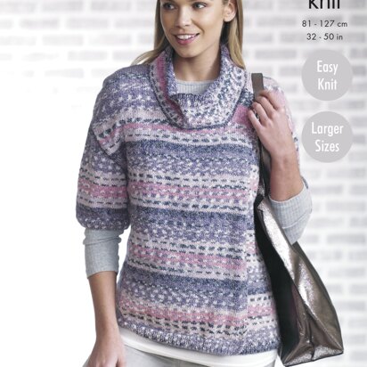 Ladies’ Cardigans in King Cole Drifter DK - 4856 - Downloadable PDF