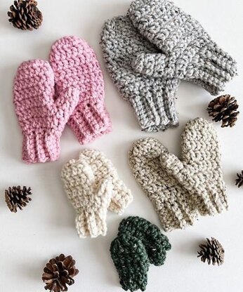 Beginner Bulky Mittens