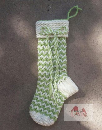 Chevron Illusion Stocking