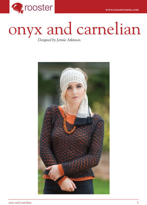 Onyx and Carnelian Layered Fitted Jumpers in Rooster Delightful Lace