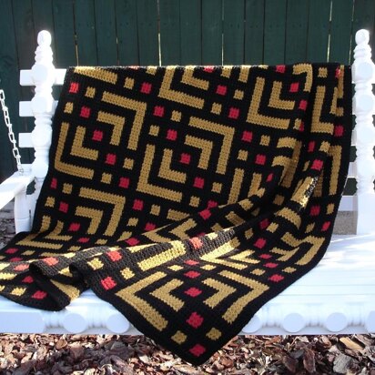 A-Maze-ing Afghan