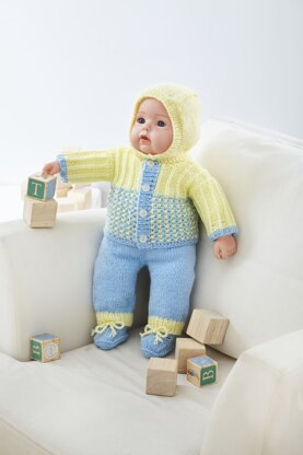 Dolls Clothes in King Cole Pricewise DK - 5924PDF - Downloadable PDF