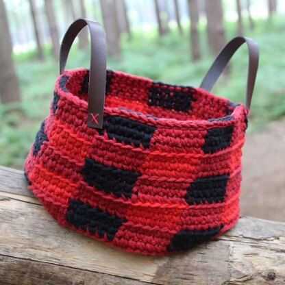 Perfectly Plaid Basket