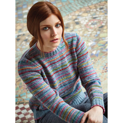 Rowan Colours In The Mist Sweater PDF