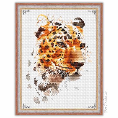 Jaguar Cross Stitch PDF Pattern