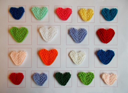 Marianna's Little Knitted Hearts