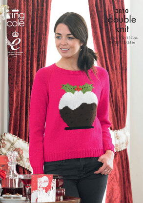 Sweaters In King Cole Glitz DK and Big Value DK - 3810