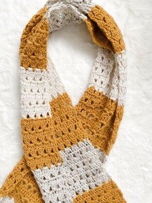 Granny Stripe Scarf