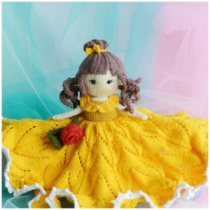 Meemoodolls Amigurumi Knit Beauty Princess Doll