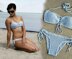 Woman bikini set BLUE