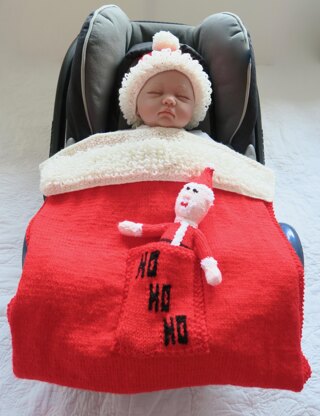 Christmas Santa Car Seat Blanket