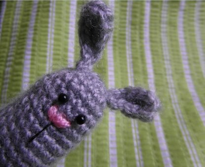 Little bunny (and a finger puppet)