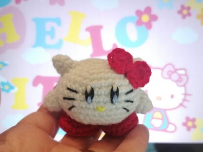 Kirby Hello Kitty Amigurumi