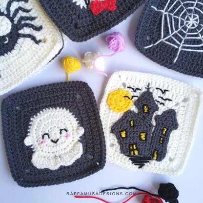 Halloween Granny Squares