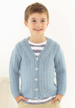 Cardigan and Sweater in Sirdar Snuggly DK - 4747 - Downloadable PDF