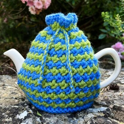 Cornflower 2 Cup Teapot Cosy Knitting Pattern_.