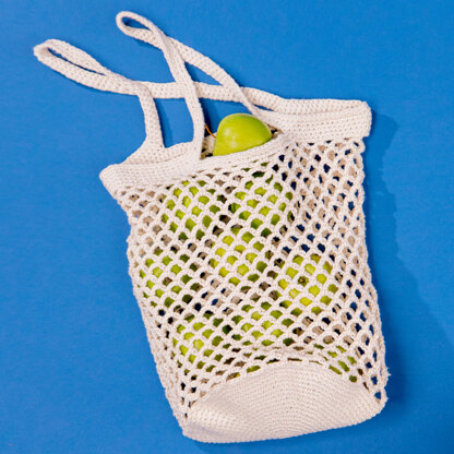 Essential String Shopping Bag - Free Crochet Pattern in Paintbox Yarns Recycled Cotton Worsted