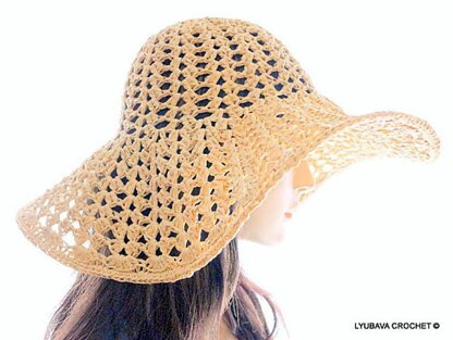 Crochet Floppy Beach Hat