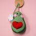 Avocado With Heart Shaped Beads Car Hanging