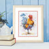 Dimensions Rooster Cross Stitch Kit - 9in x 12in