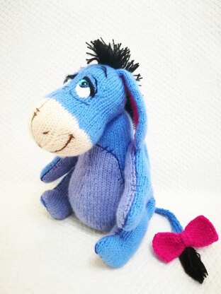 Knitted Donkey Winnie's friend