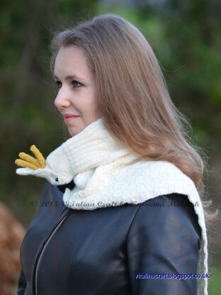 White Cockatoo Scarf