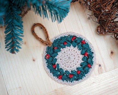 Wreath Ornament and Coaster