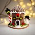 Crochet fairy house, amigurumi doll house, Christmas house