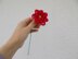 Crochet Red Rose