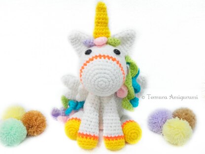 Crochet pattern little unicorn