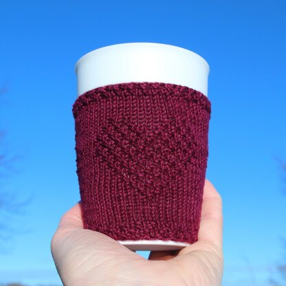 Love Means Warmth Cup Cozy