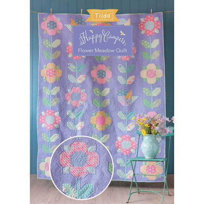 Tilda Flower Meadow Quilt - Downloadable PDF