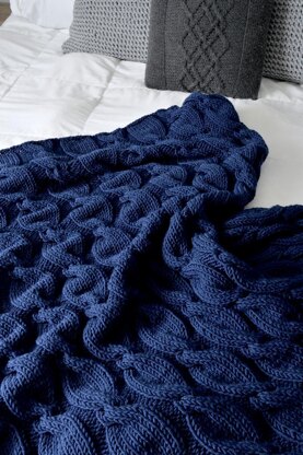 Simply Cabled Blanket