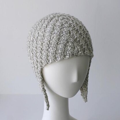 Herringbone Rib Aviator Hat