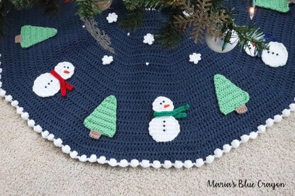 Snowman Tree Skirt