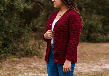 Crimson Cardigan