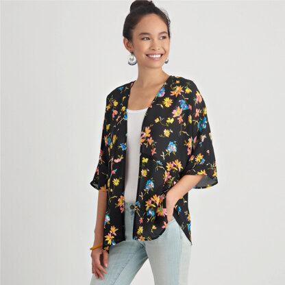 Simplicity S8887 Misses Design Hacking Jacket - Paper Pattern, Size A (XXS-XS-S-M-L-XL-XXL)