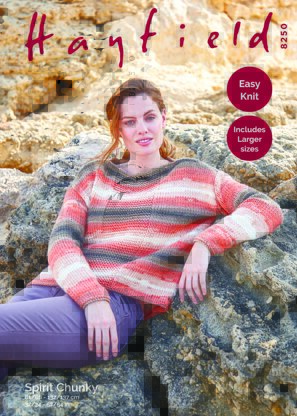 Sweater in Hayfield Spirit Chunky - 8250 - Downloadable PDF