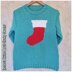 Intarsia -  Simple Christmas Stocking - Chart Only