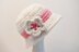 Chunky Brim Hat with Flower Girls. Ladies