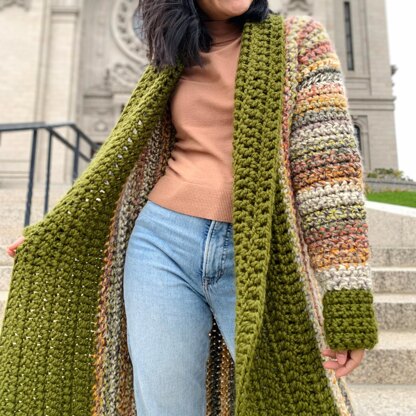 long crochet cardigan Archives - KnitcroAddict