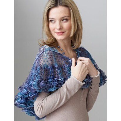 Shawl in Patons Pirouette - Downloadable PDF