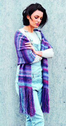 Jacket and Shawl in Rico Creative Melange DK - 644 - Downloadable PDF