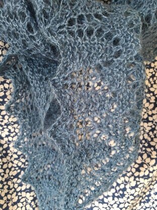 Cornflower Shawl