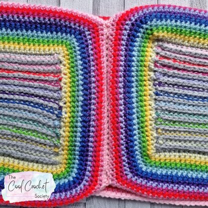 The BiColour Rainbow Cowl