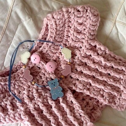 Little Pamela Pale Pink Sweater
